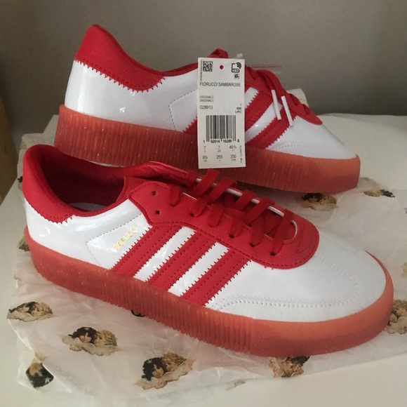 adidas fiorucci sambarose red